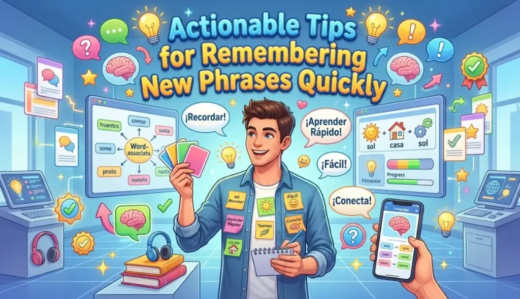 Actionable Tips for Remembering New Phrases Quickly