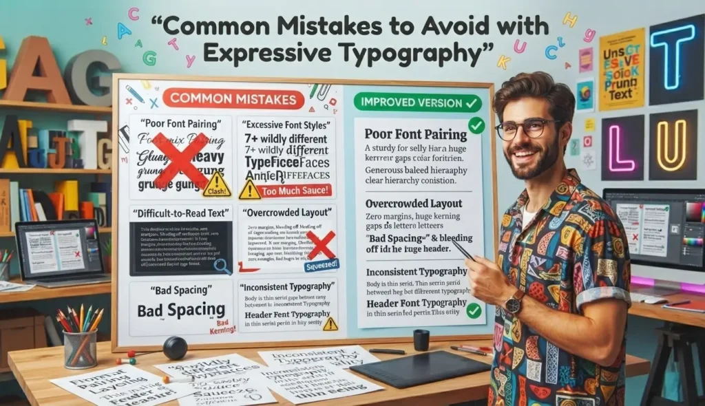 Common Mistakes to Avoid with Expressive Typography