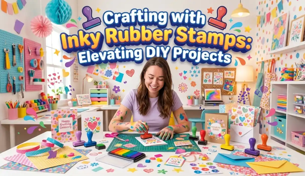 Crafting with Inky Rubber Stamps: Elevating DIY Projects
