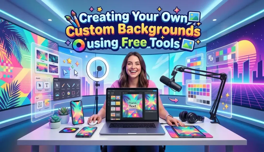 Creating Your Own Custom Backgrounds using Free Tools