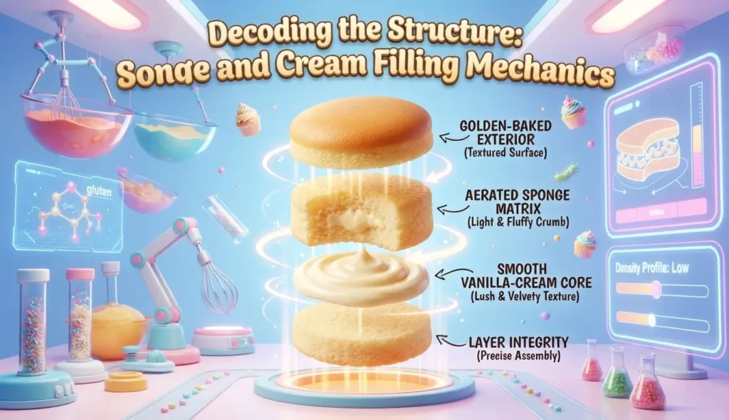Decoding the Structure: Sponge Cake and Cream Filling Mechanics
