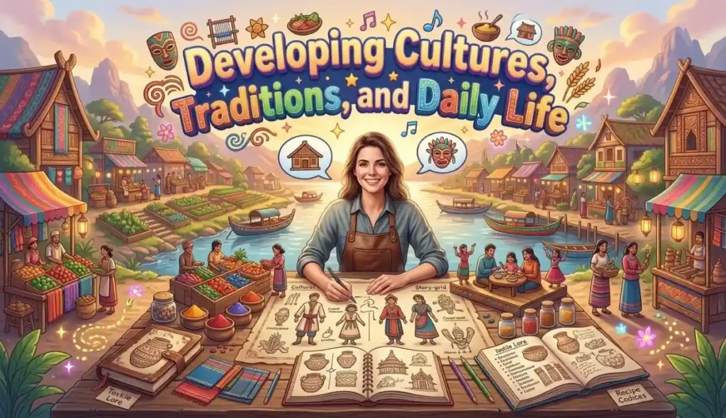 Developing Cultures, Traditions, and Daily Life