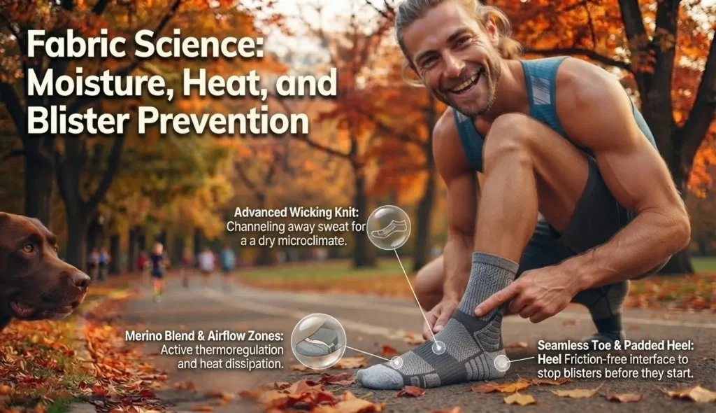 Fabric Science: Moisture, Heat, and Blister Prevention