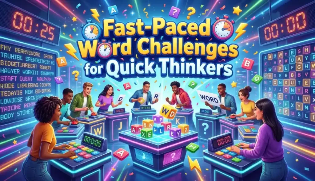 Fast-Paced Word Challenges for Quick Thinkers