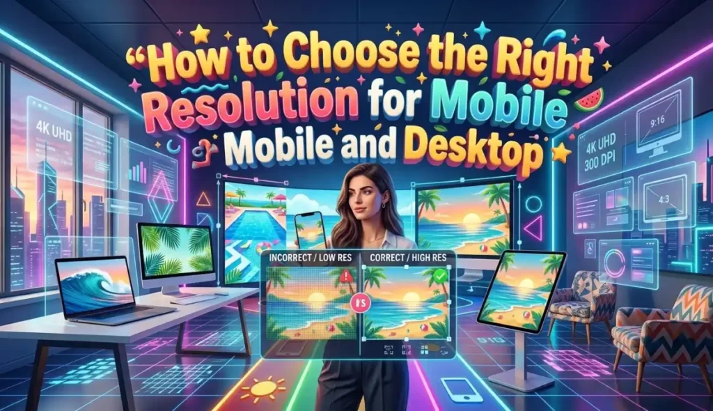 How to Choose the Right Resolution for Mobile and Desktop