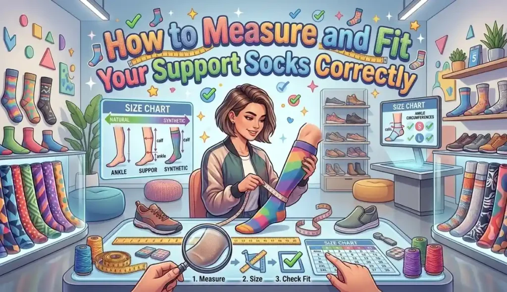 How to Measure and Fit Your Support Socks Correctly