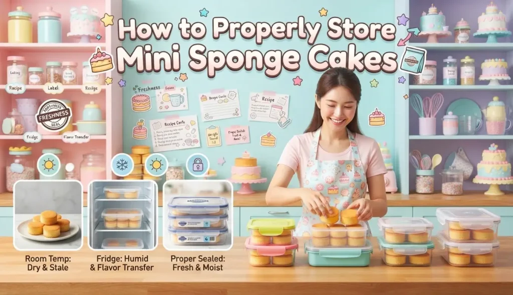 How to Properly Store Mini Sponge Cakes