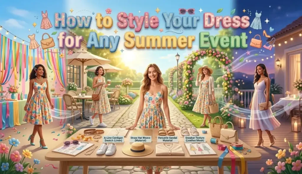 How to Style Your Dress for Any Summer Event