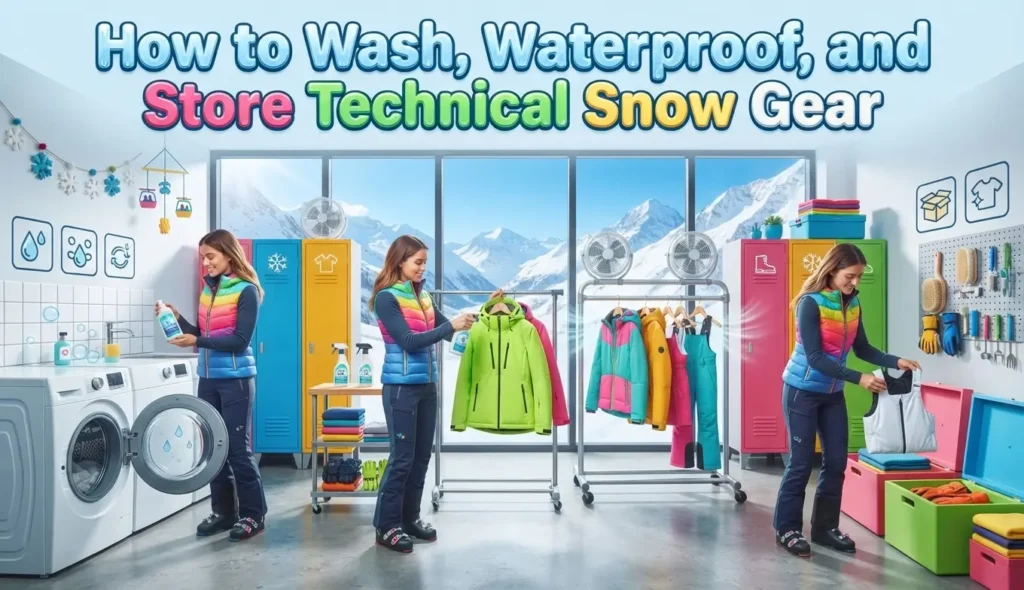 How to Wash, Waterproof, and Store Technical Snow Gear