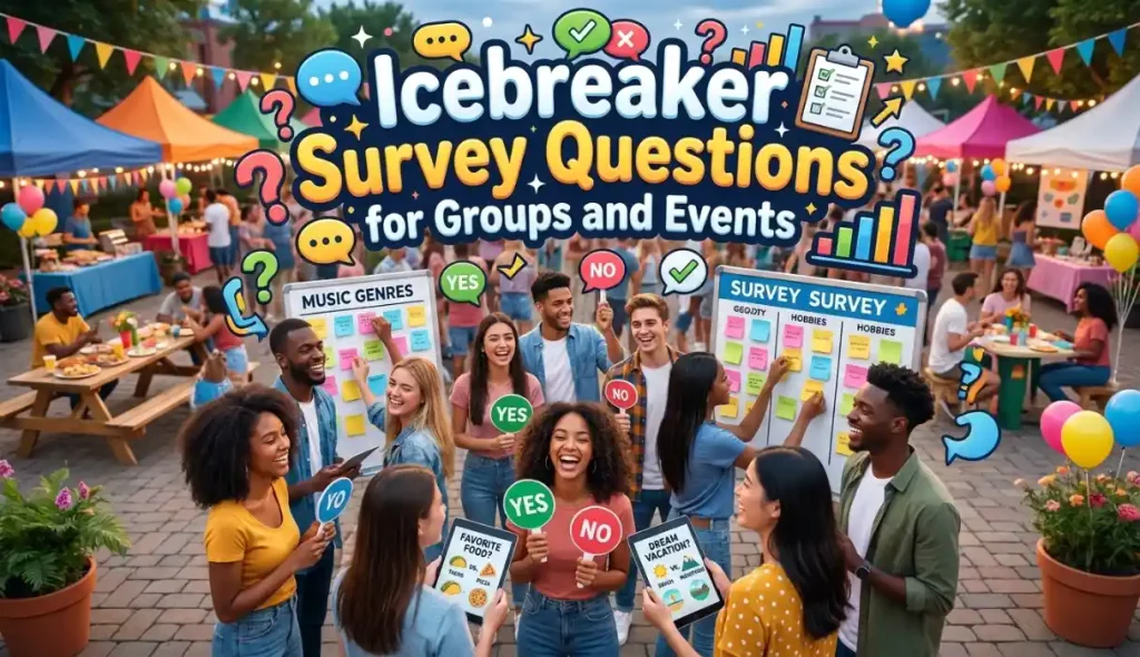 Icebreaker Survey Questions for Groups and Events