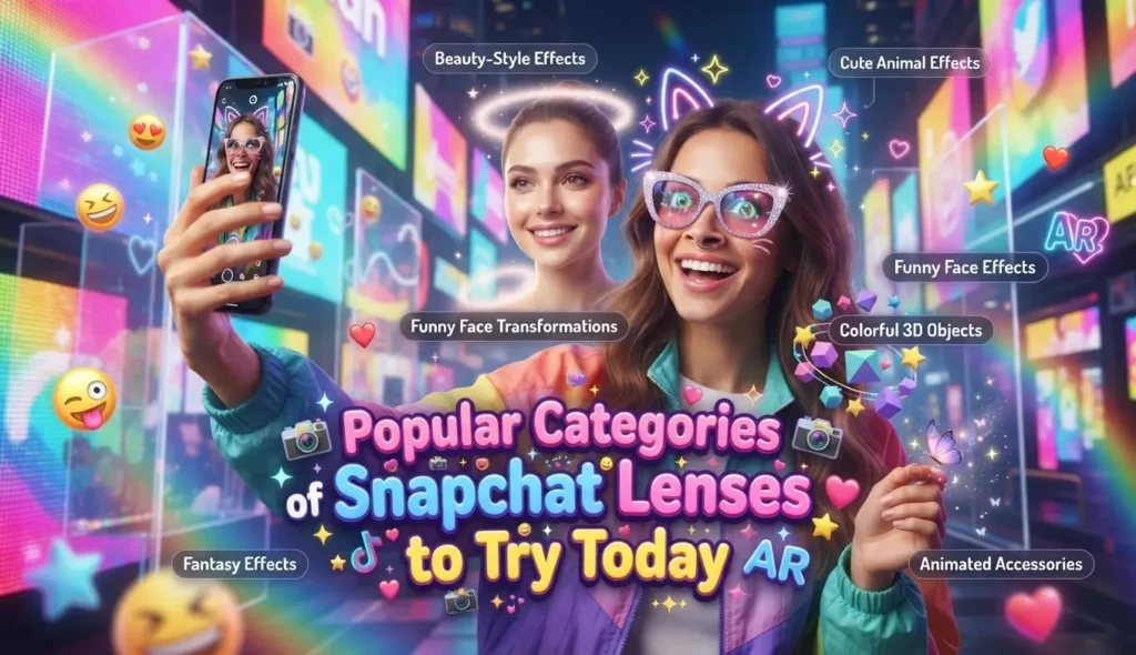 Popular Categories of Snapchat Lenses to Try Today
