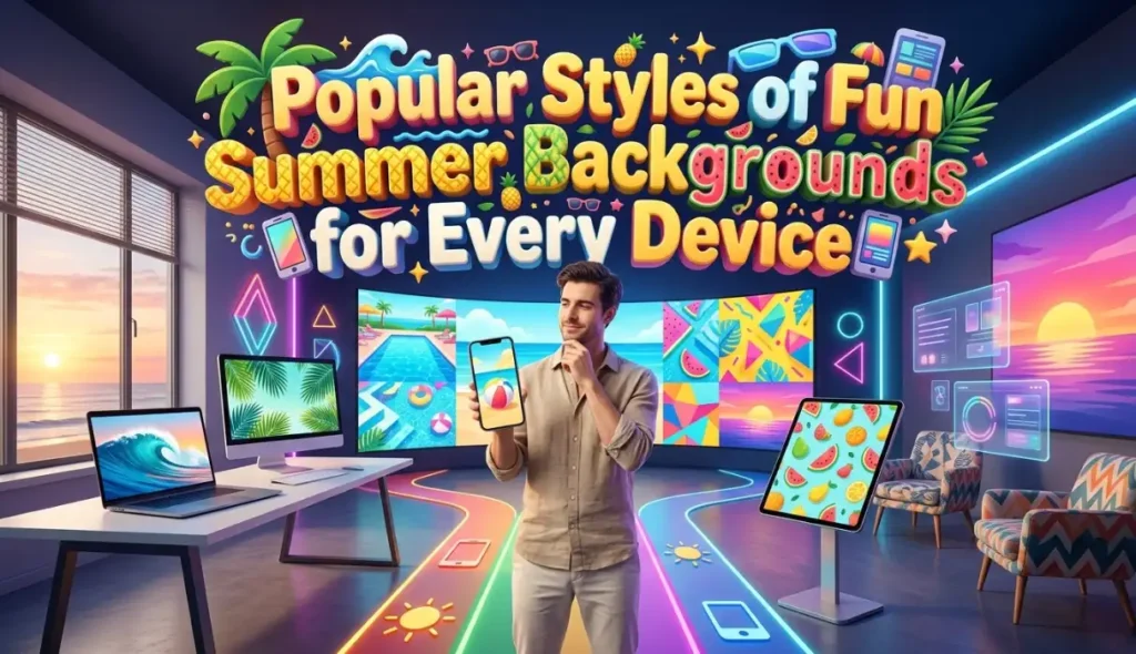Popular Styles of Fun Summer Backgrounds for Every Device