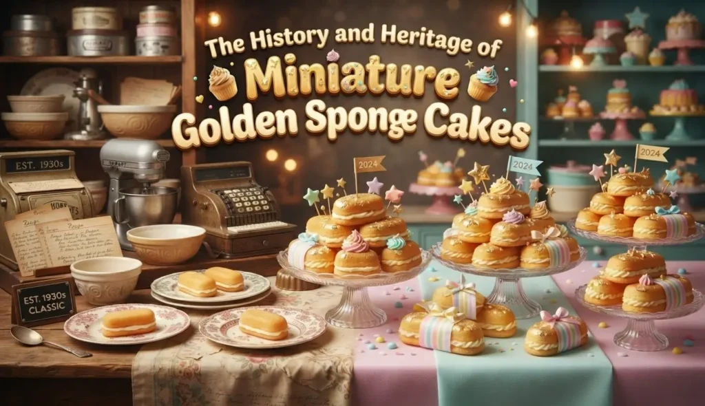 The History and Heritage of Miniature Golden Sponge Cakes
