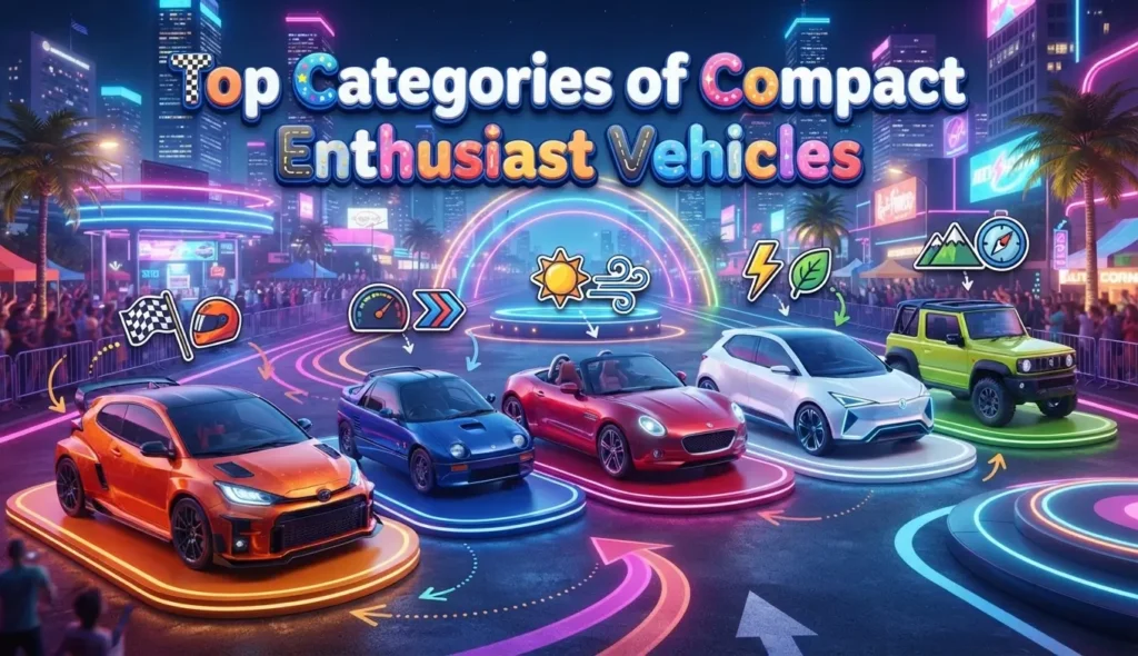 Top Categories of Compact Enthusiast Vehicles