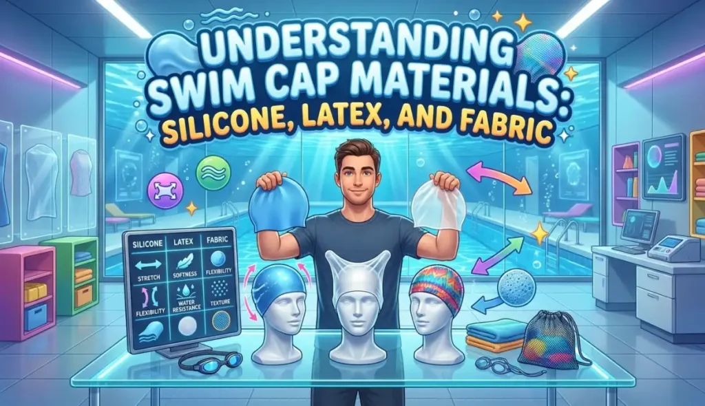 Understanding Swim Cap Materials: Silicone, Latex, and Fabric