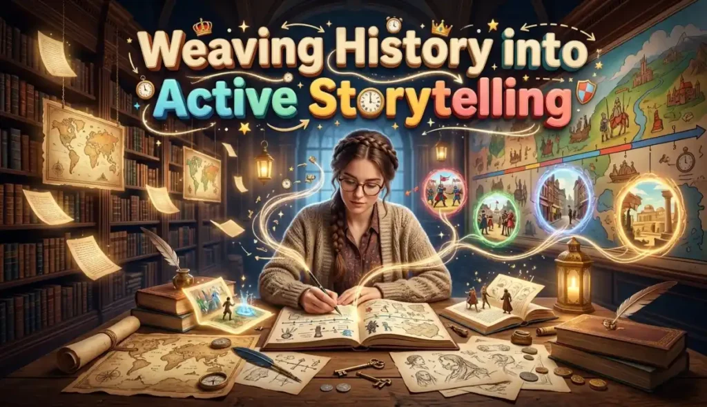 Weaving History into Active Storytelling
