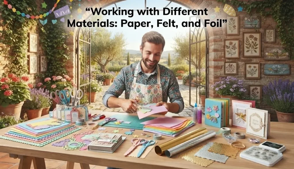 Working with Different Materials: Paper, Felt, and Foil