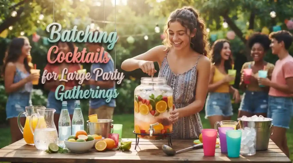 Batching Cocktails for Large Party Gatherings