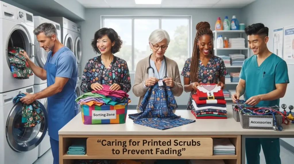 Caring for Printed Scrubs to Prevent Fading