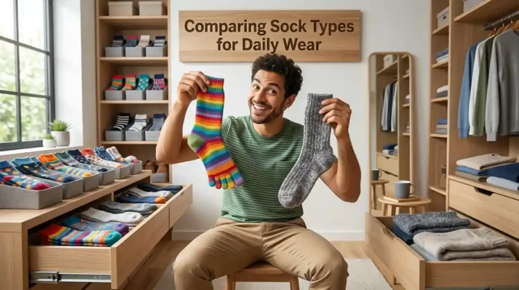 Comparing Sock Types for Daily Wear
