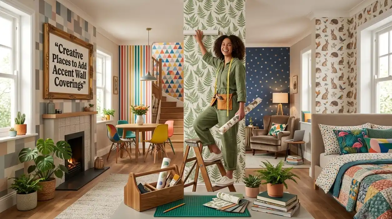 Creative Places to Add Accent Wall Coverings