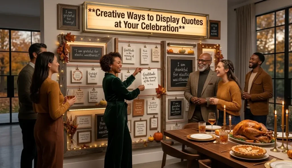 Creative Ways to Display Quotes at Your Celebration