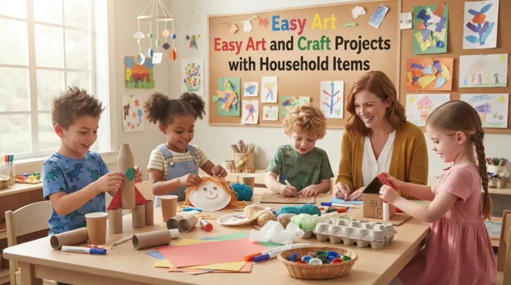 Easy Art and Craft Projects with Household Items