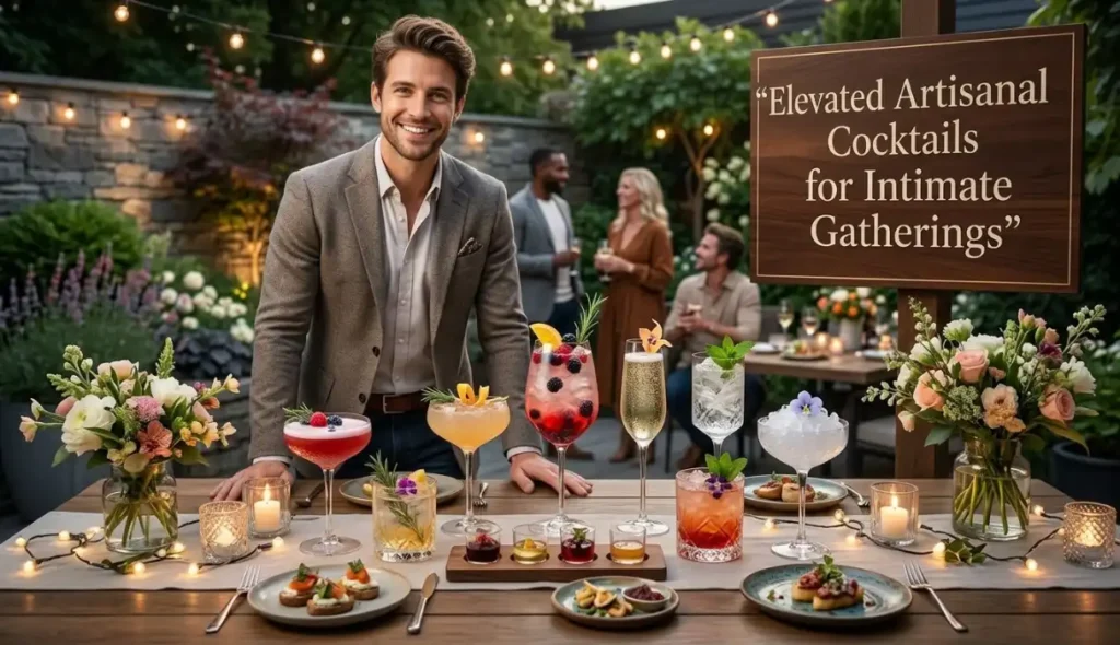 Elevated Artisanal Cocktails for Intimate Gatherings