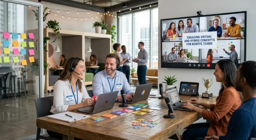 Engaging Virtual and Hybrid Concepts for Remote Teams