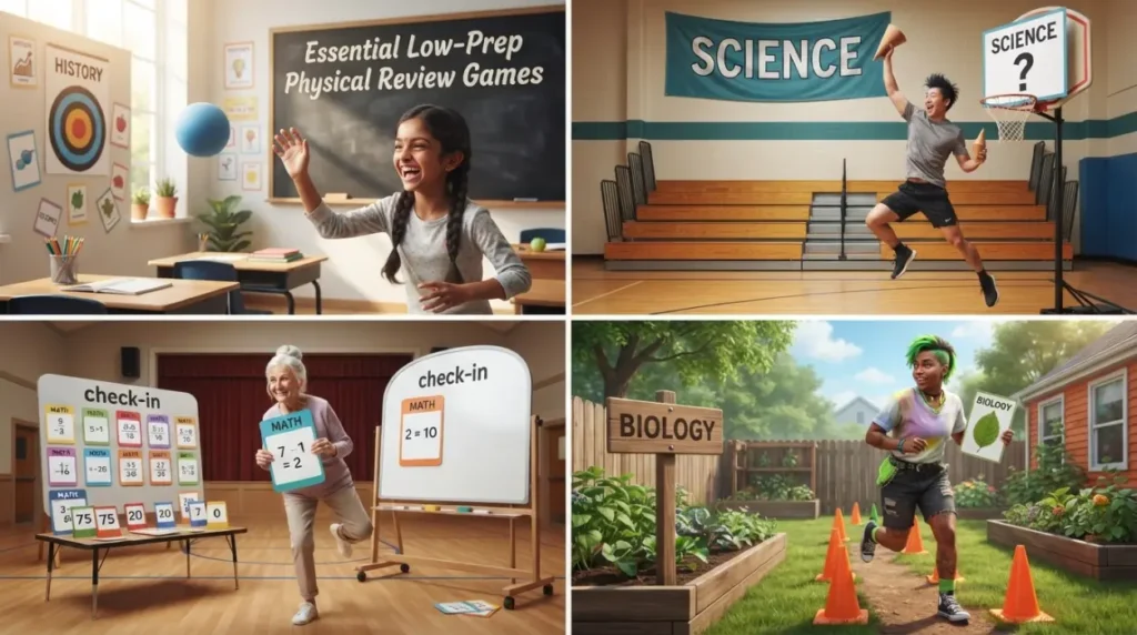 Essential Low-Prep Physical Review Games