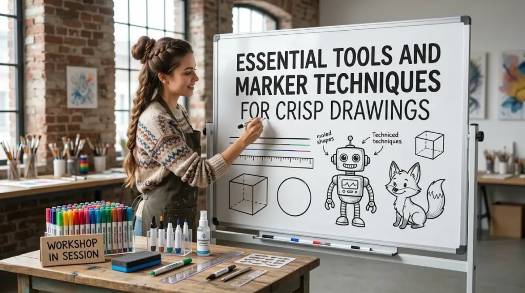 Essential Tools and Marker Techniques for Crisp Drawings