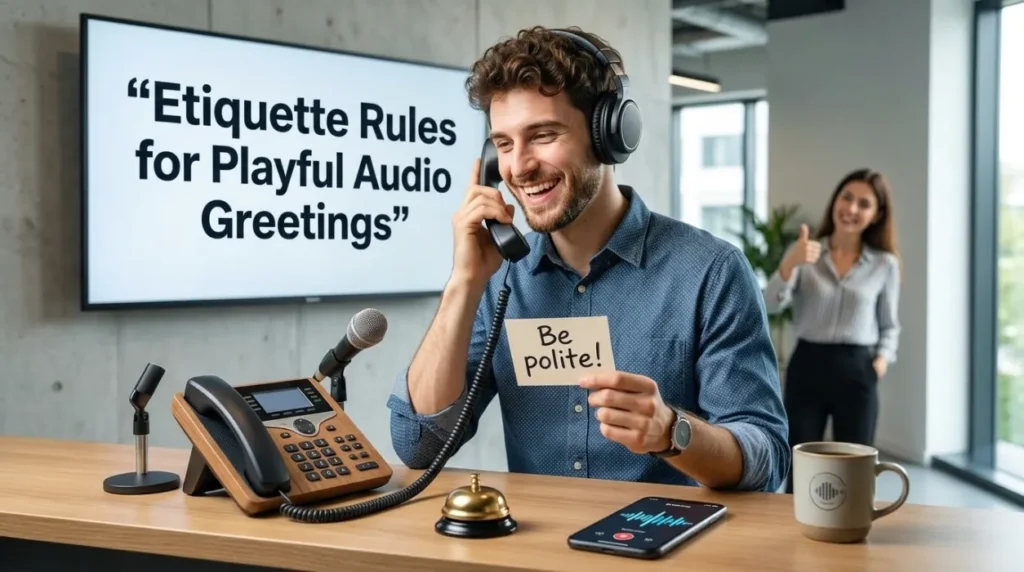 Etiquette Rules for Playful Audio Greetings