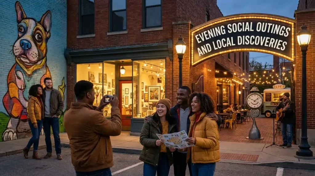 Evening Social Outings and Local Discoveries