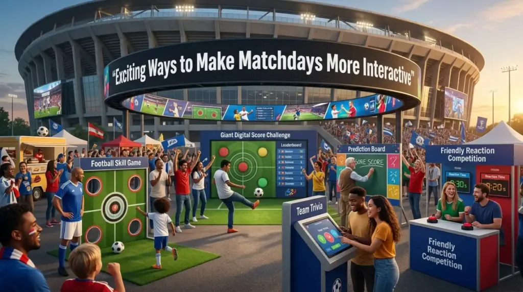Exciting Ways to Make Matchdays More Interactive