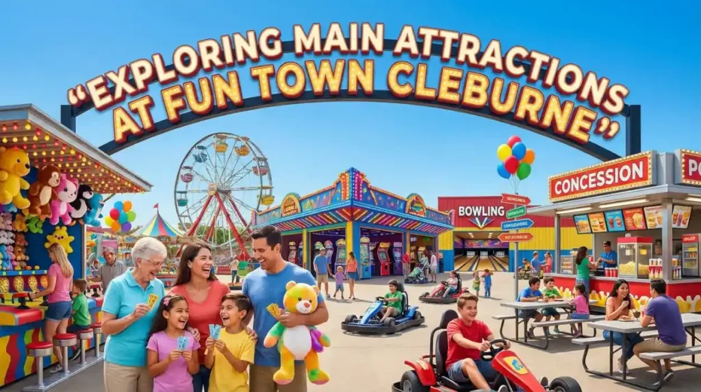 Exploring Main Attractions at Fun Town Cleburne