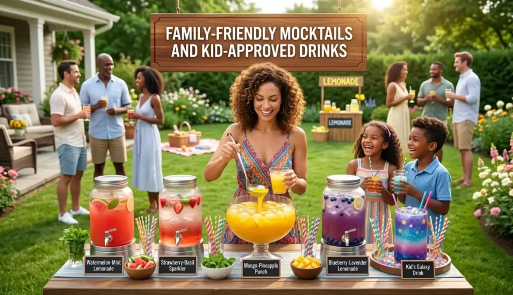 Family-Friendly Mocktails and Kid-Approved Drinks