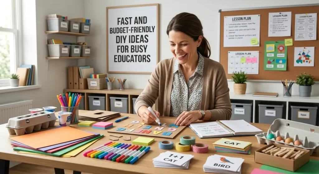 Fast and Budget-Friendly DIY Ideas for Busy Educators