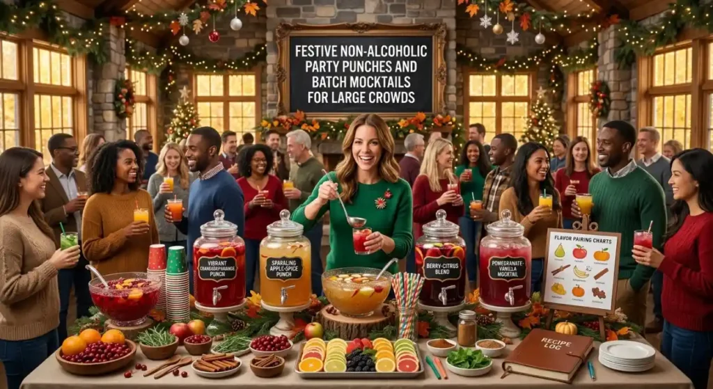 Festive Party Punches and Batch Cocktails for Large Crowds
