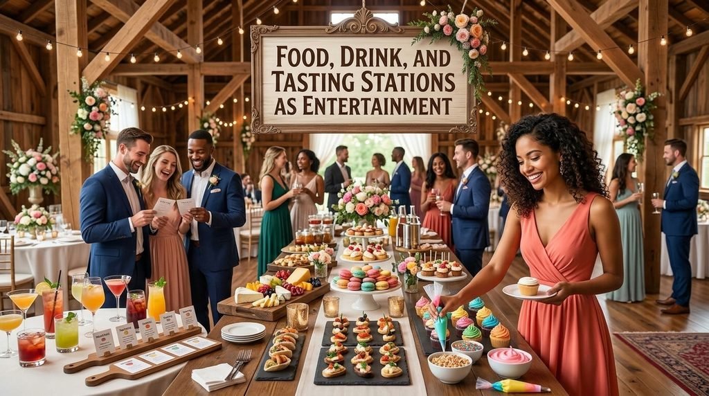 Food, Drink, and Tasting Stations as Entertainment