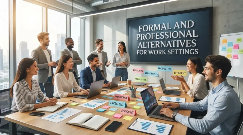Formal and Professional Alternatives for Work Settings