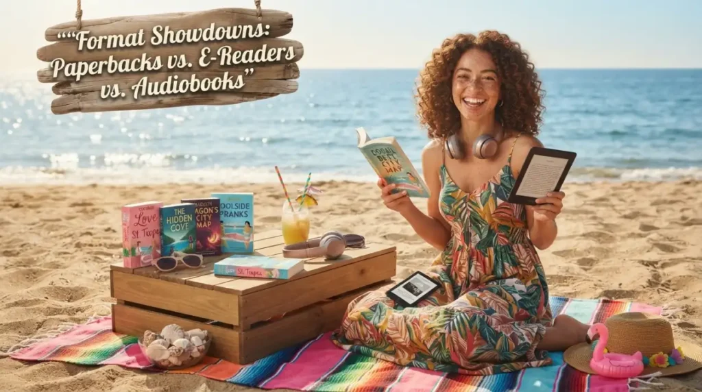 Format Showdowns: Paperbacks vs. E-Readers vs. Audiobooks