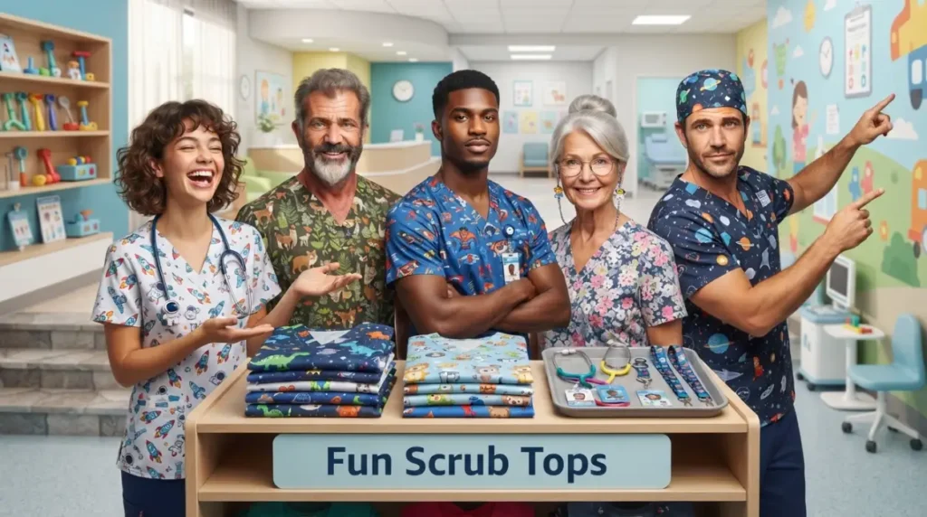 Fun Scrub Tops