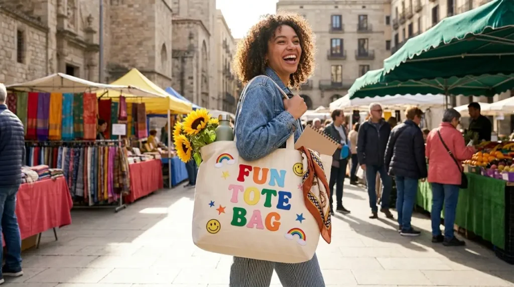 fun tote bag