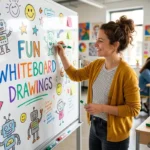 fun whiteboard drawings