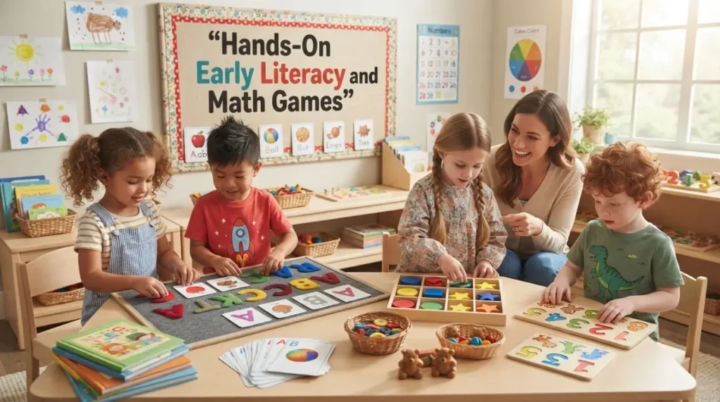 Hands-On Early Literacy and Math Games