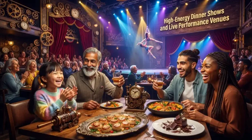 High-Energy Dinner Shows and Live Performance Venues