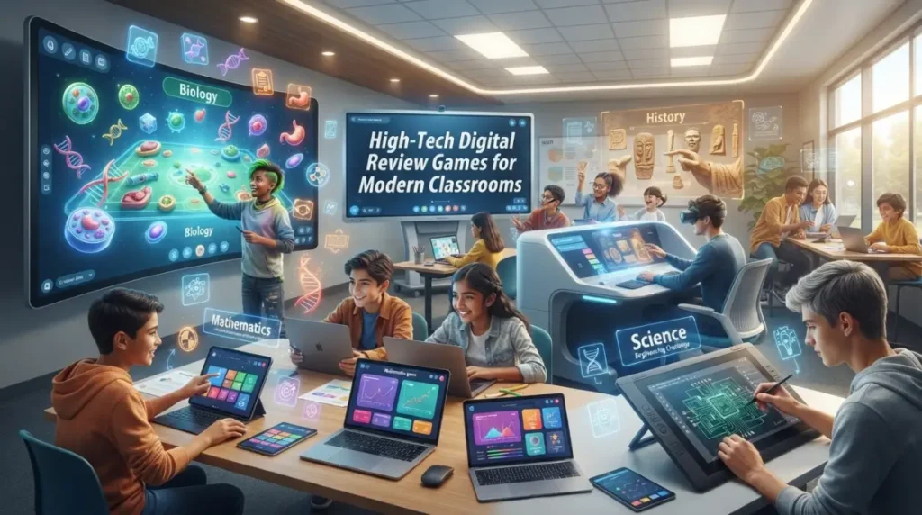 High-Tech Digital Review Games for Modern Classrooms