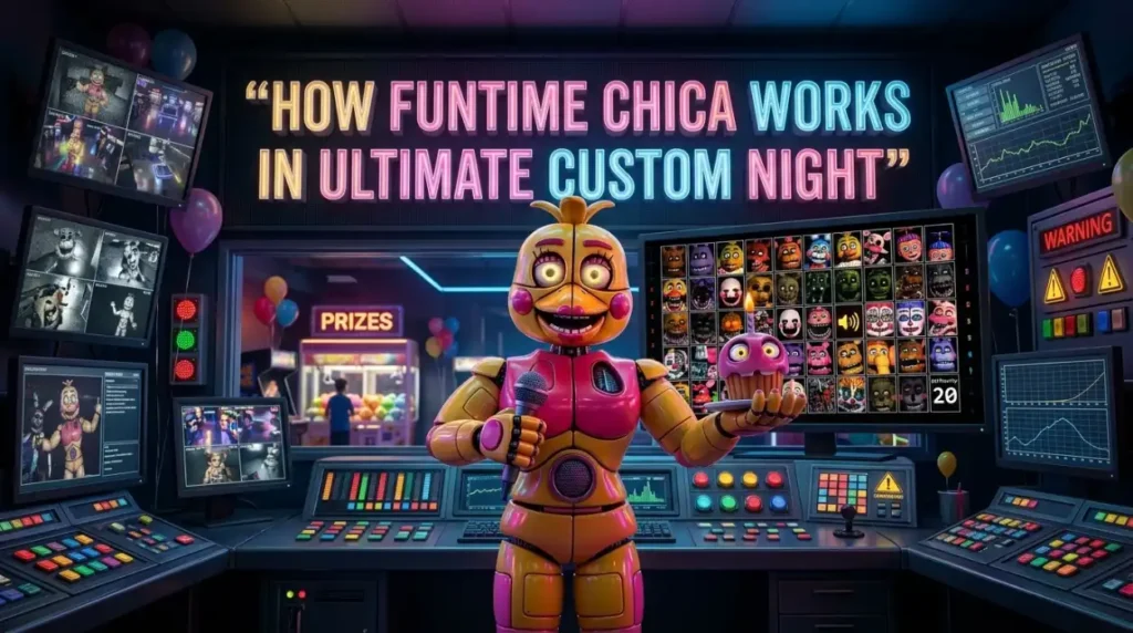 How Funtime Chica Works in Ultimate Custom Night