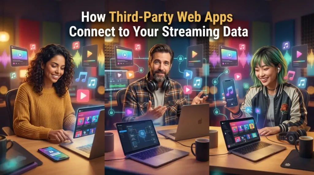 How Third-Party Web Apps Connect to Your Streaming Data