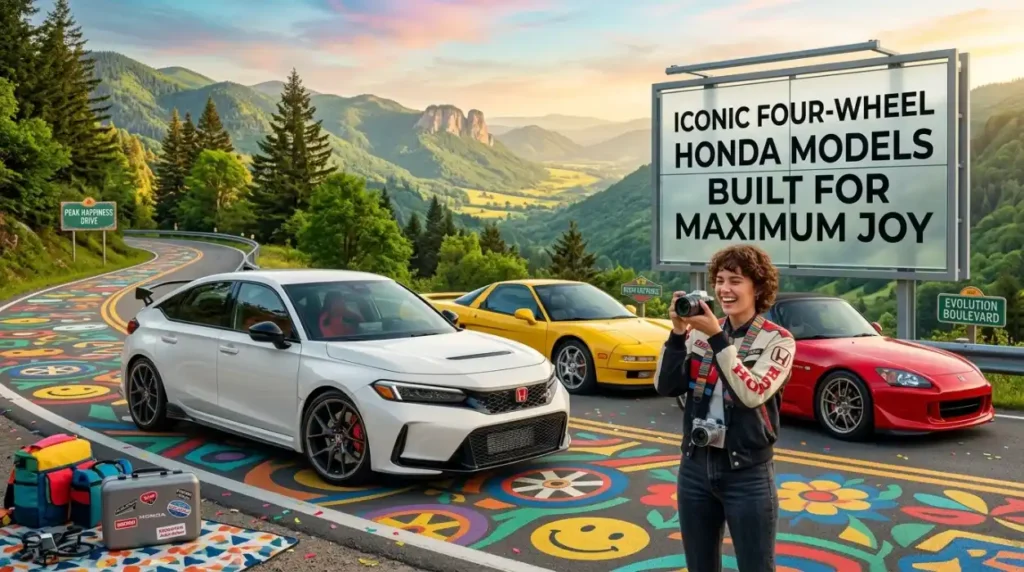 Iconic Four-Wheel Honda Models Built for Maximum Joy